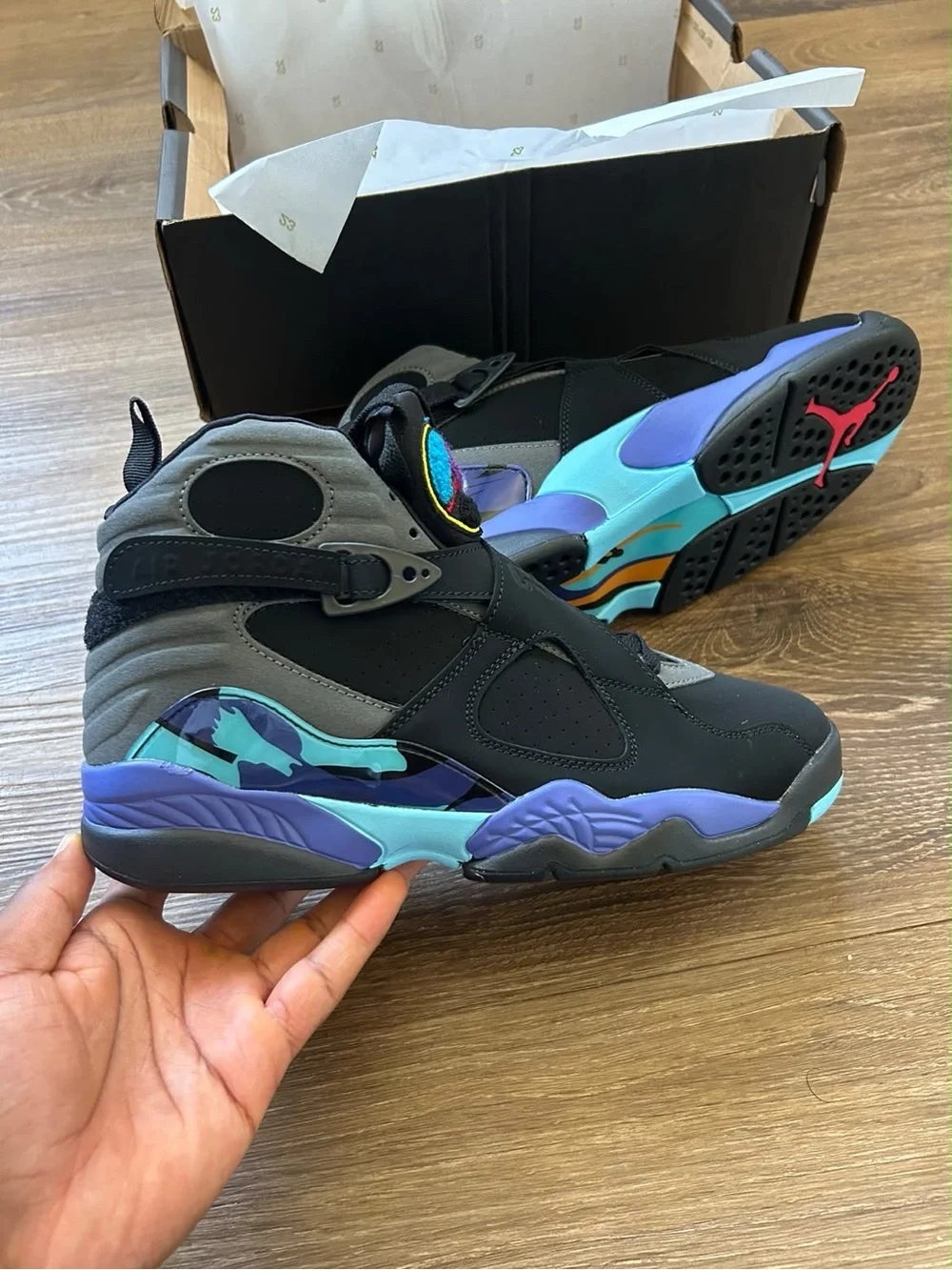 Jordan 8 aqua
